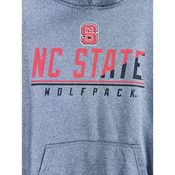 NC State Wolfpack Hooded Sweatshirt Men's Size Large Gray - Picture 3 of 7